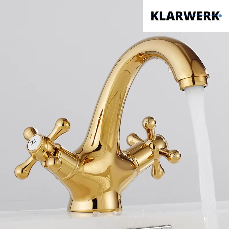 Retro-Badarmatur "Eva" - Gold glänzend