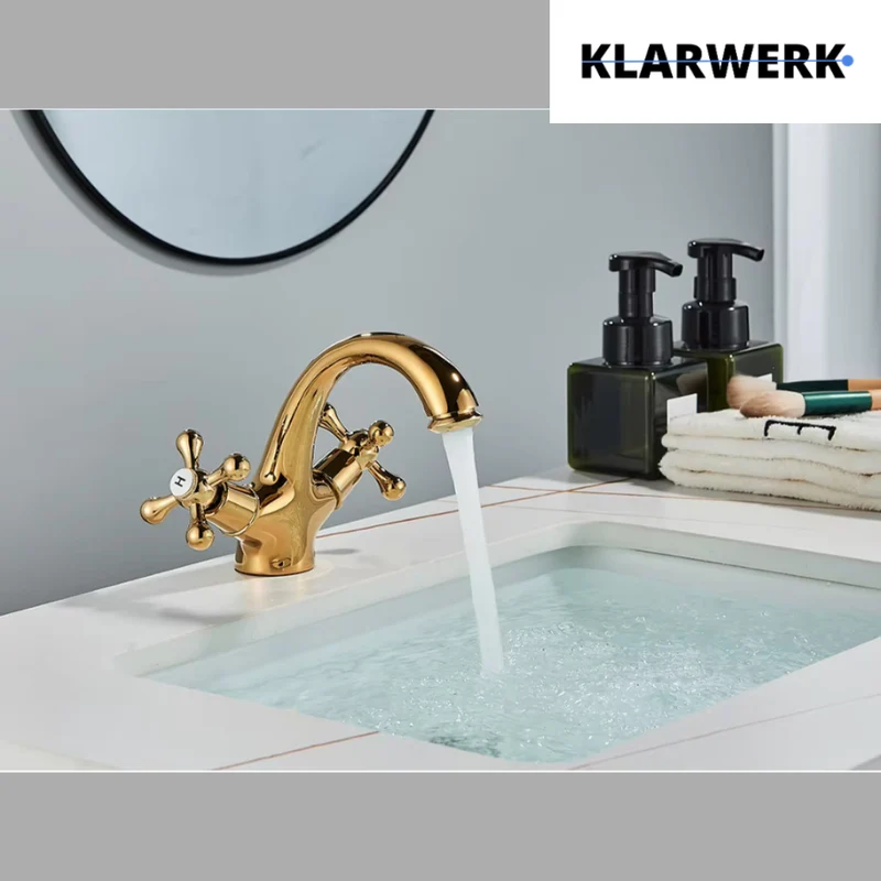 Retro-Badarmatur "Eva" - Gold glänzend