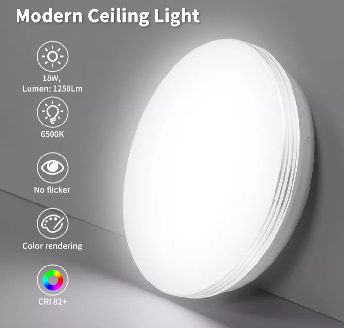 Led Deckenlampe Deckenleuchte Badezimmer ip44 Kaltweiss