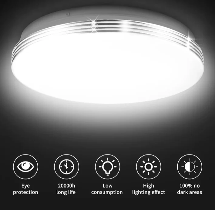Led Deckenlampe Deckenleuchte Badezimmer ip44 Kaltweiss