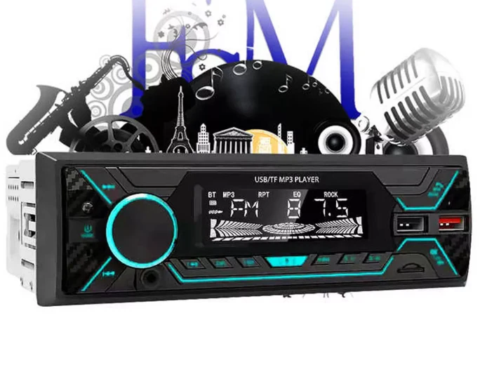 Autoradio Bluetooth Freisprechen USB Aux SD Universal Din1 Norm