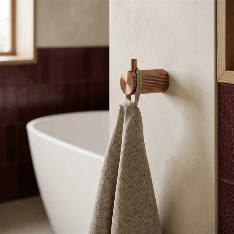 Badezimmerhaken 64104 Solo Kupfer Matt zur Wandmontage
