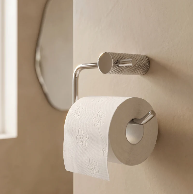 Toilettenpapierhalter Chrom Wandmontage Metall