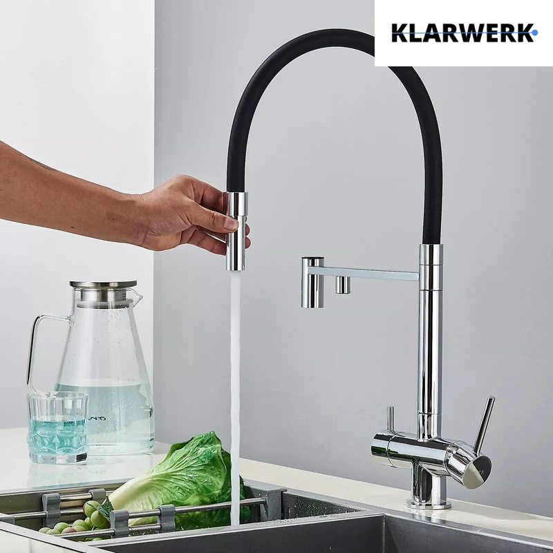Flex 3-Wege Küchenarmatur "LANA" - Chrom