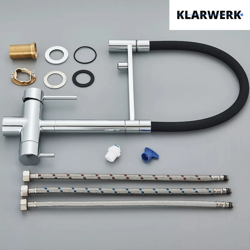 Flex 3-Wege Küchenarmatur "LANA" - Chrom
