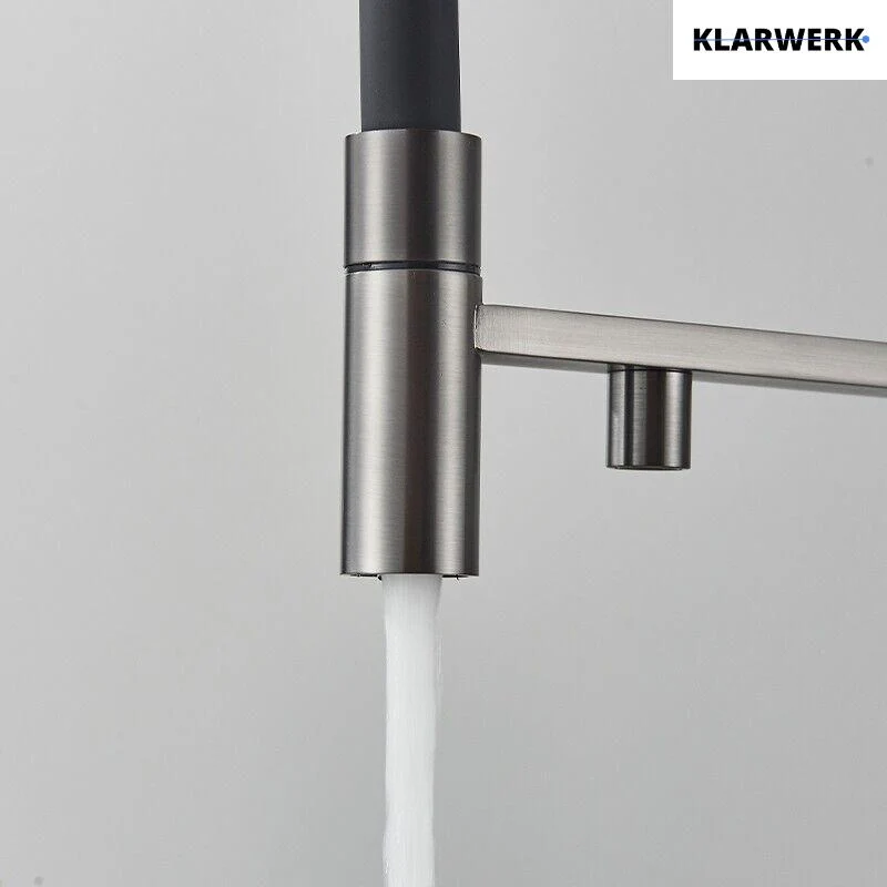 Flex 3-Wege Küchenarmatur "LANA" - Titangrau