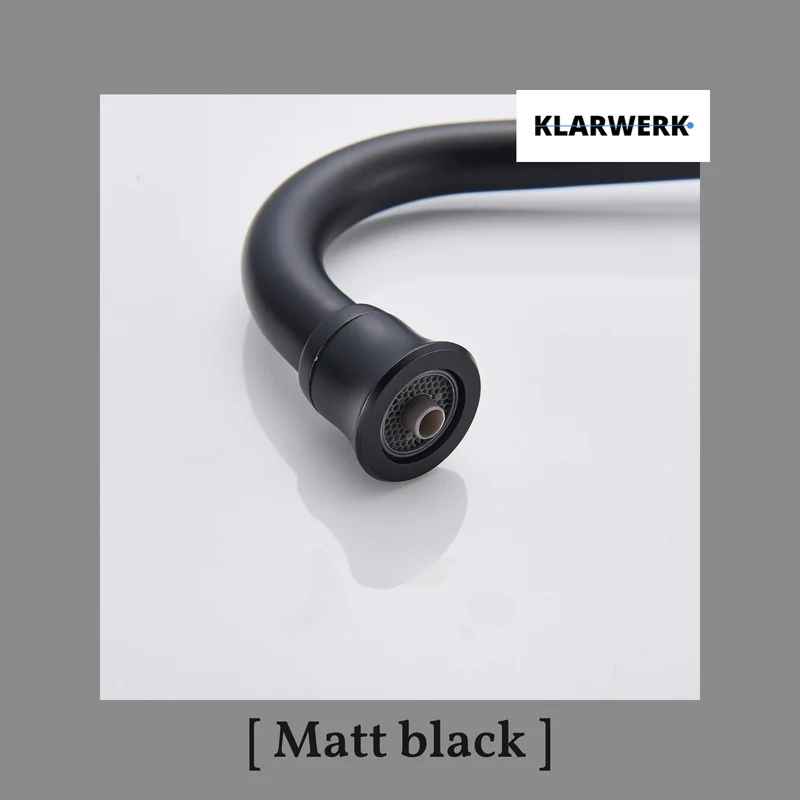 Vintage 3 Wege Küchenarmatur "Julian" - Schwarz (matt)