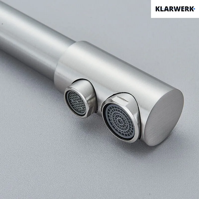 3 Wege Küchenarmatur "Felix" - Silber (gebürstet)