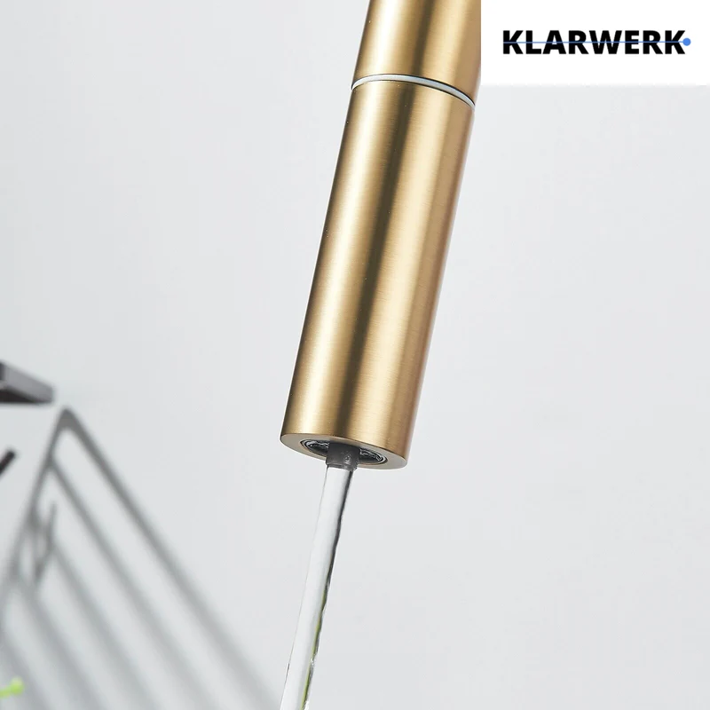 Ausziehbare 3 Wege Küchenarmatur "Jana" - Gold