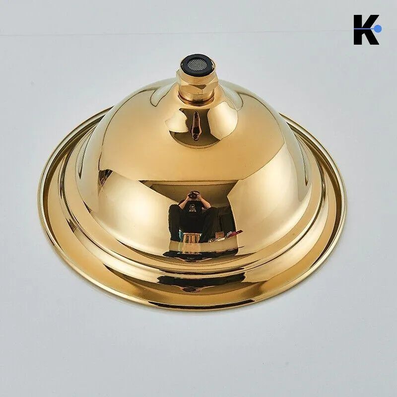 Vintage Duscharmatur Set "Nala" - Gold glänzend