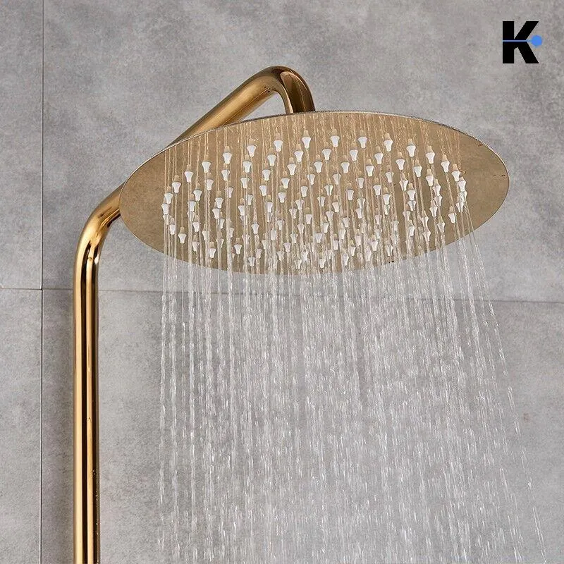 Regendusche Duscharmatur Set "Jana" - Gold
