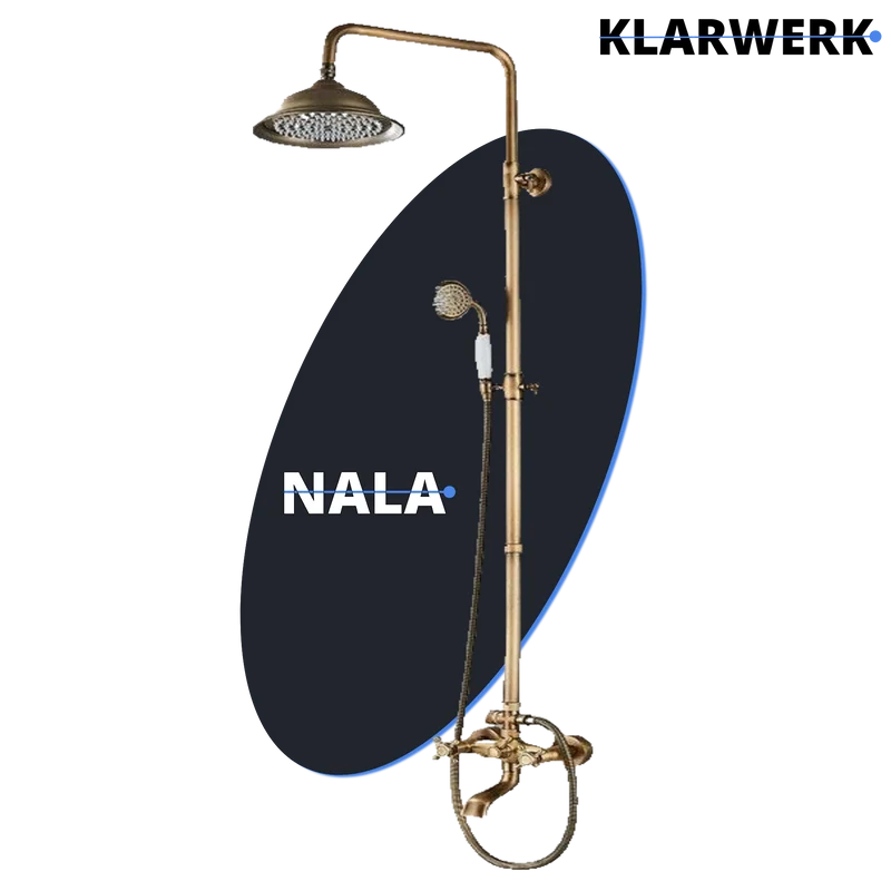 Vintage Duscharmatur Set "Nala" - Messing