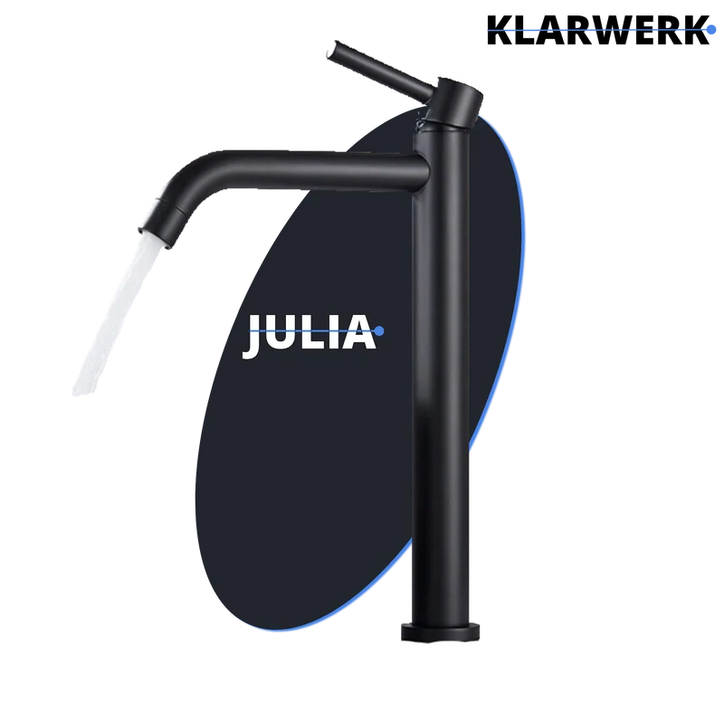 Hohe Badarmatur "Julia" - Schwarz