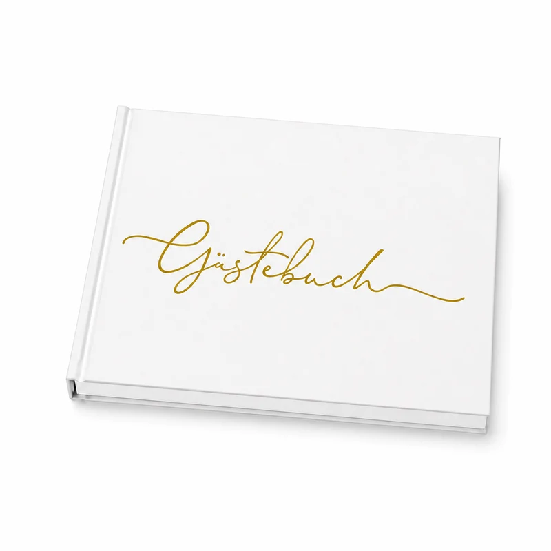 Gästebuch Classic mit Prägung, Format 24.3x18.4 cm, 1 Stück