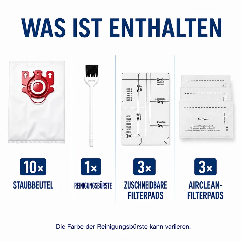 Geeignet für Staubsaugerbeutel-Sets der Miele GN-Serie, kompatibel mit den Serien Complete C1/C2/C3 und Classic C1 S