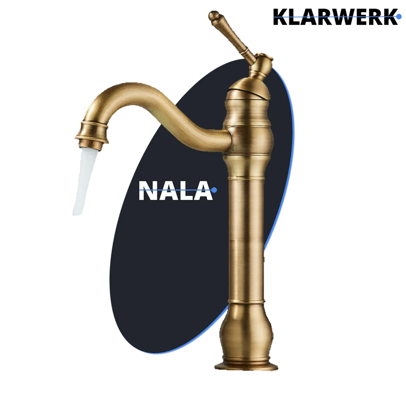 Hohe Retro-Badarmatur "Nala" - Gold