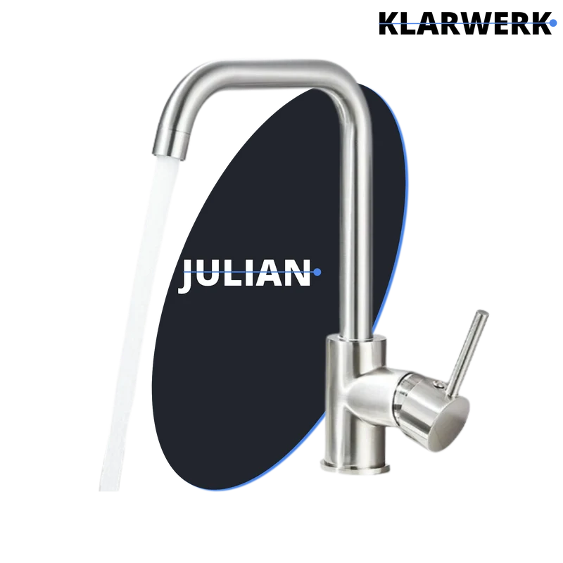Niederdruck Küchenarmatur "Julian" - Silber