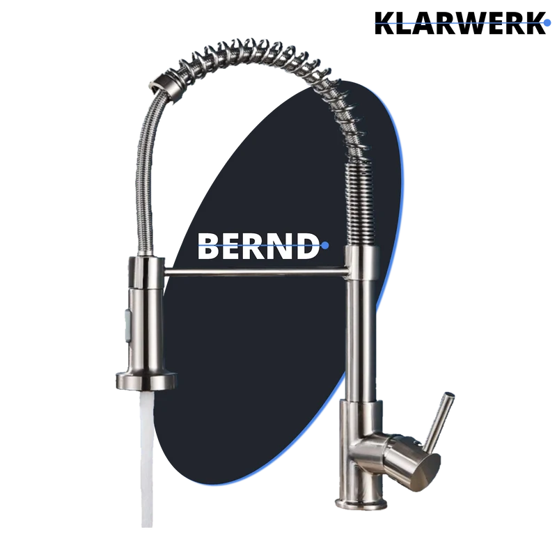 Niederdruck Küchenarmatur "Bernd" - Silber