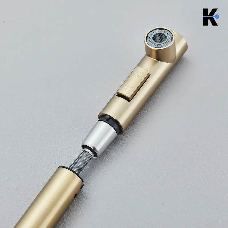 Ausziehbare Küchenarmatur "Felix" - Gold