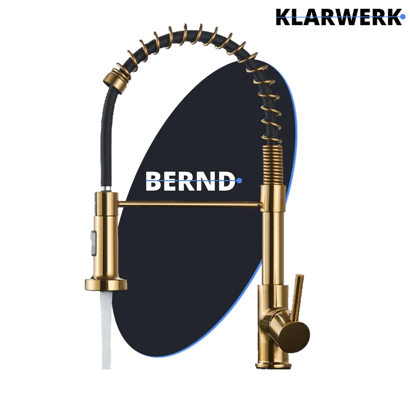 Flexible Küchenarmatur "Bernd" - Gold