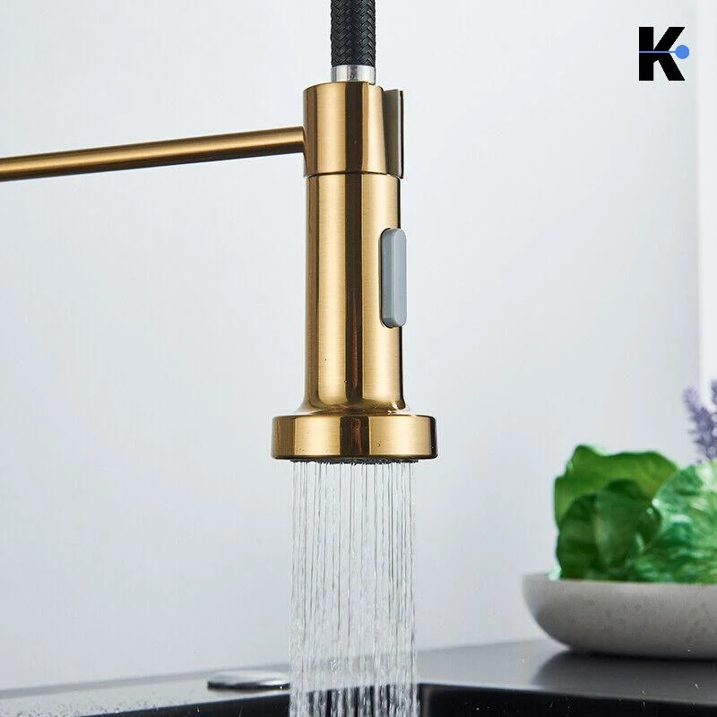 Flexible Küchenarmatur "Bernd" - Gold