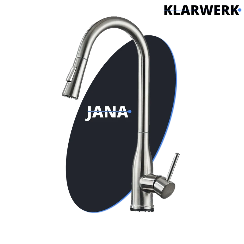 Ausziehbare Küchenarmatur "Jana" - Silber