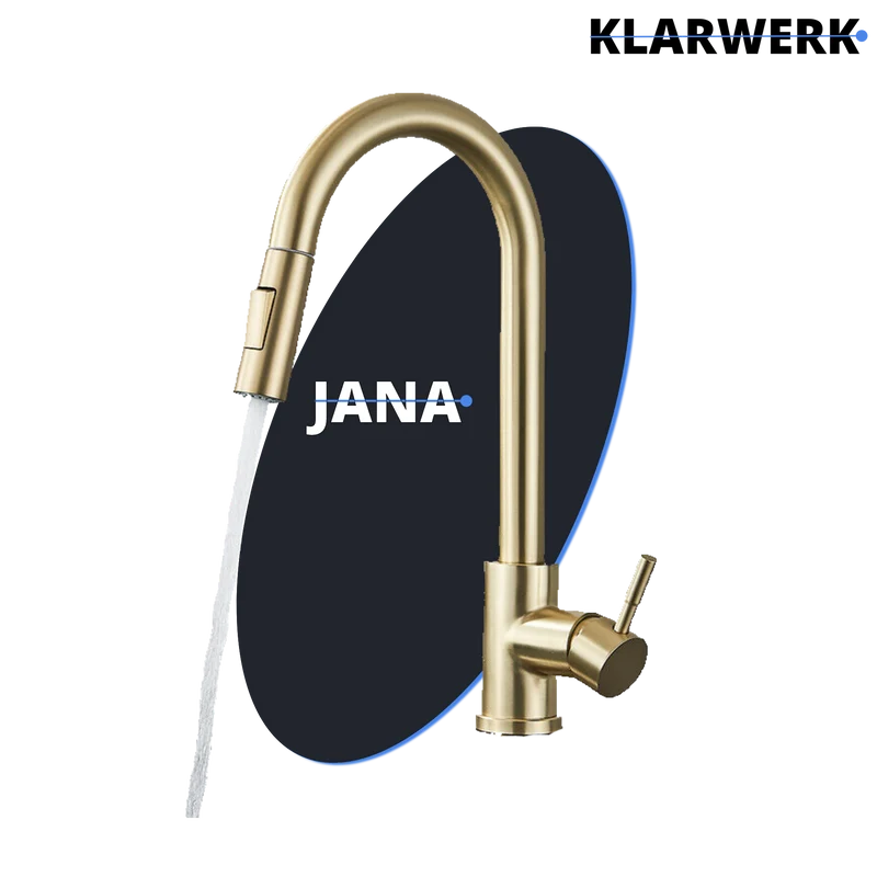 Ausziehbare Küchenarmatur "Jana" - Gold