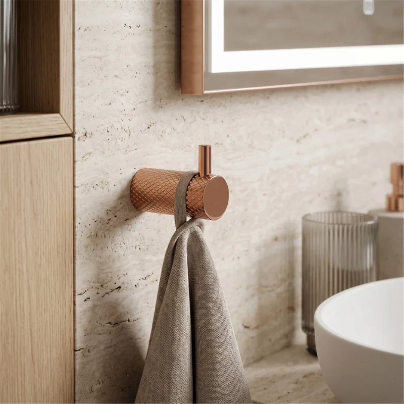 Badezimmerhaken A62305RG Kupfer | Eleganter Wandhaken fürs Bad