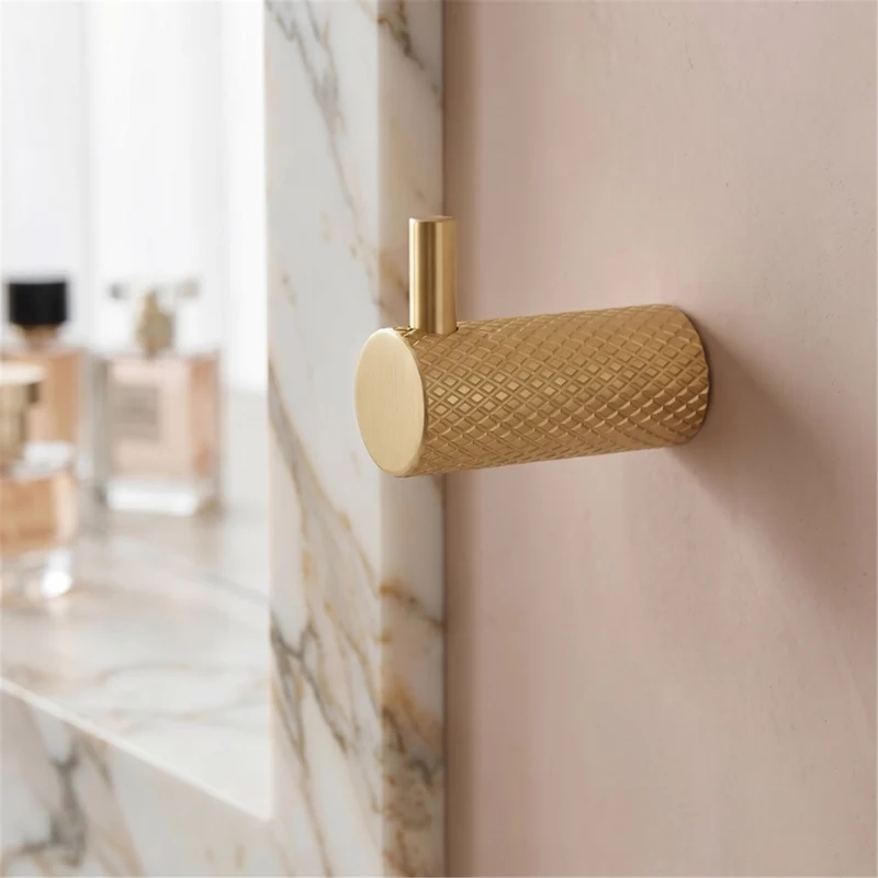Badezimmerhaken A62305BG Gold Matt | Eleganter Wandhaken fürs Bad