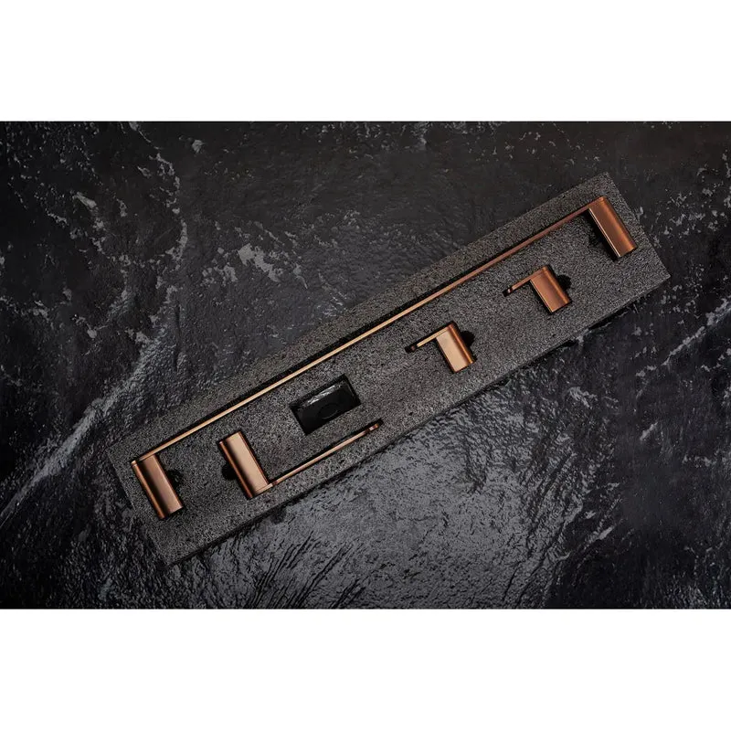 Accessoire-Set MATI Kupfer Matt 4 teilig
