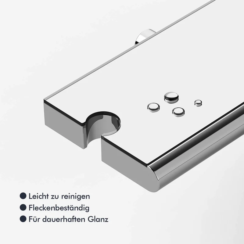 Homelody Duschsystem Chrom, Dusche Komplett mit Lagerregal