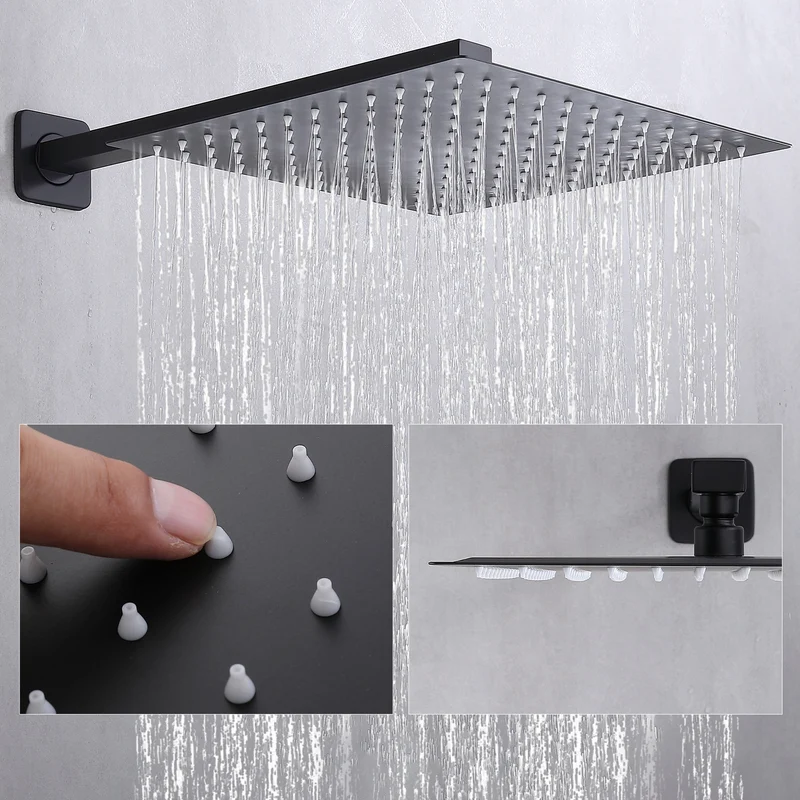 Homelody Unterputz Duschsystem aus Messing, 12 Zoll Kopfbrause Dusche