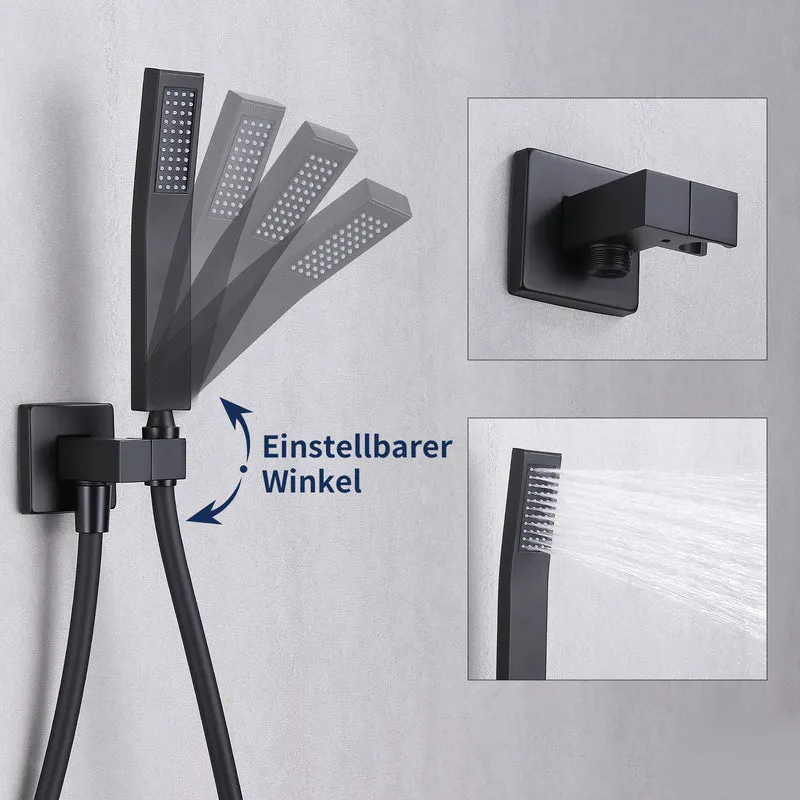 Homelody Unterputz Duschsystem aus Messing, 12 Zoll Kopfbrause Dusche