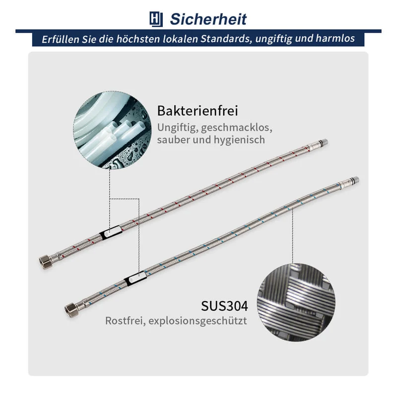 Homelody Wasserfall Armatur Wasserhahn Bad Chrom Waschbeckenarmatur hohe