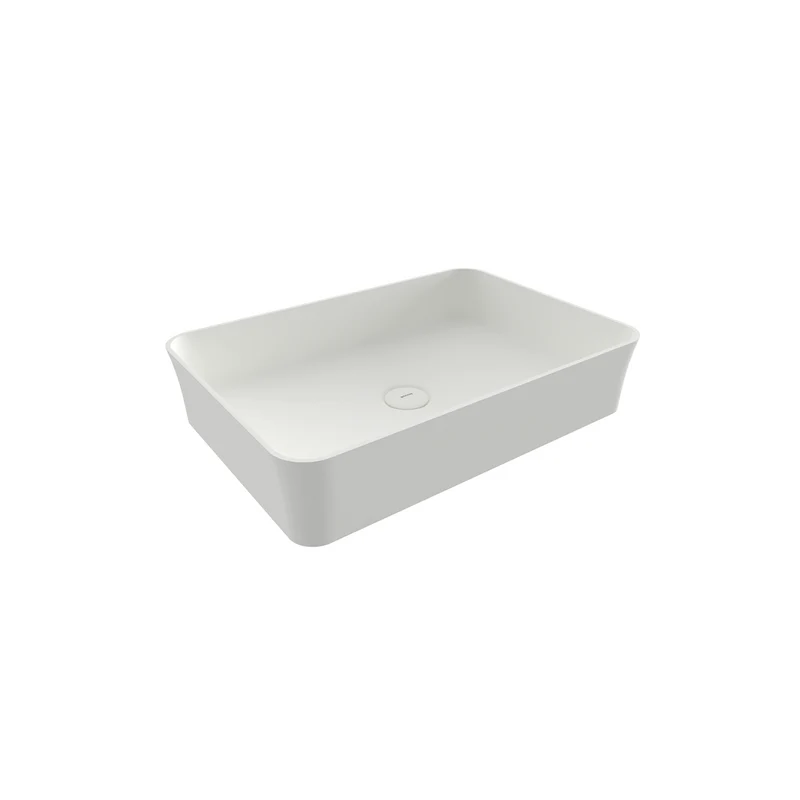 Sottile Slim Line Aufsatzwaschbecken – Designer Waschbecken für moderne Badezimmer 55cm