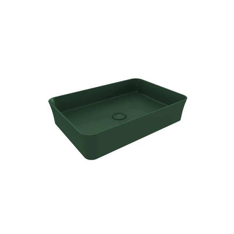 Sottile Slim Line Aufsatzwaschbecken – Designer Waschbecken für moderne Badezimmer 55cm