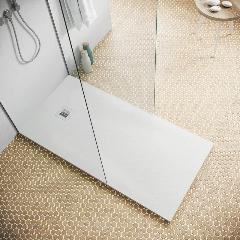 Premium Duschwannen One Line – Hochwertiges Design in Microtex® oder Schiefer Textur