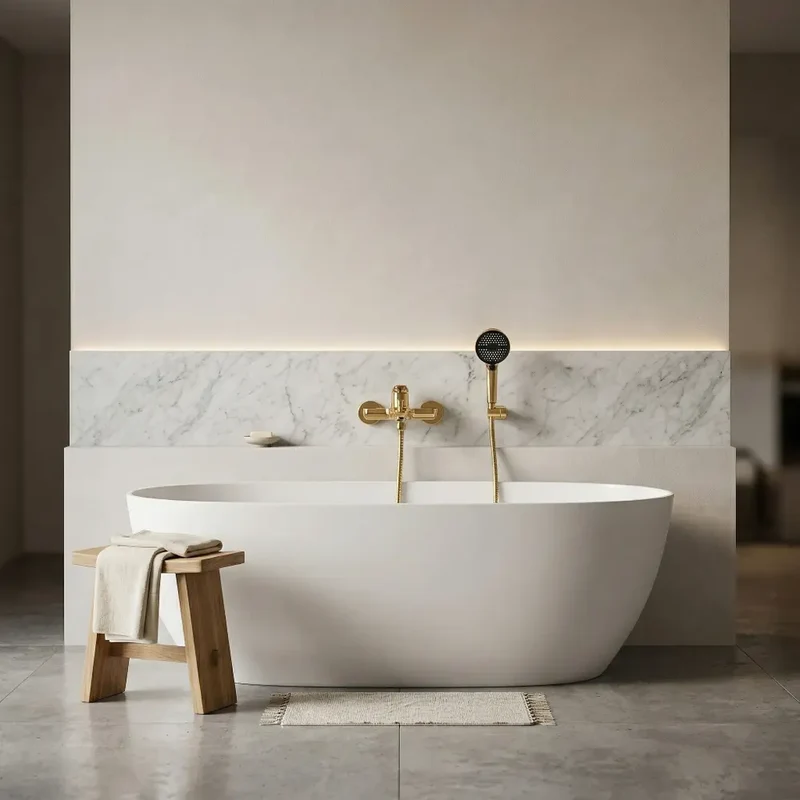 Badewannenarmatur Vision Gold