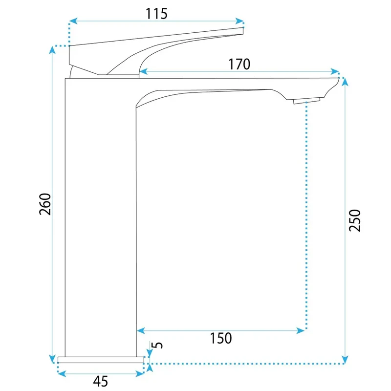 Armatur Prime Gold Matt High
