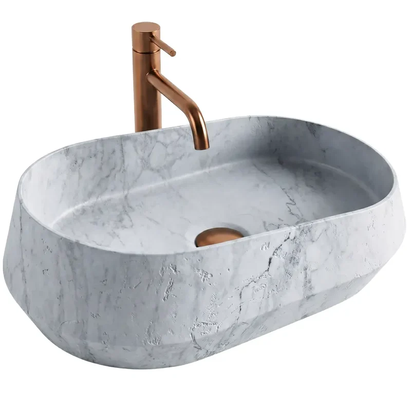 Aufsatzwaschbecken Zoe Venice 59x38cm