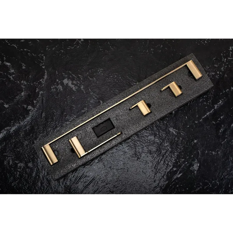 Accessoire-Set MATI Gold Matt 4 teilig