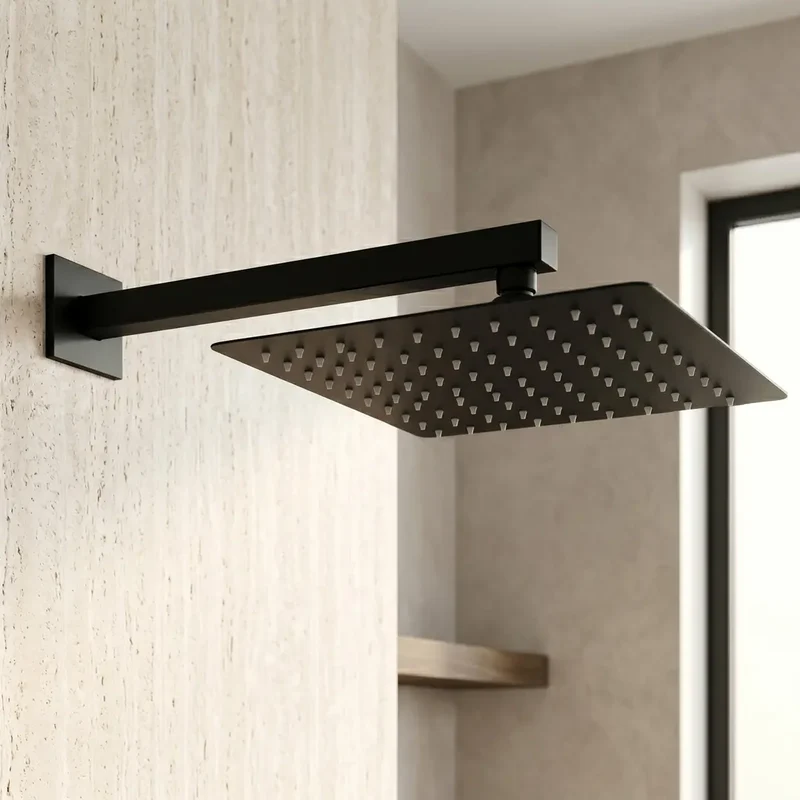 Quadratische Regendusche REA JS-P015B 30cm Schwarz