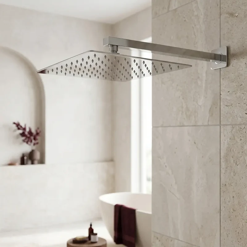 Quadratische Regendusche JS-P015 30cm Chrom