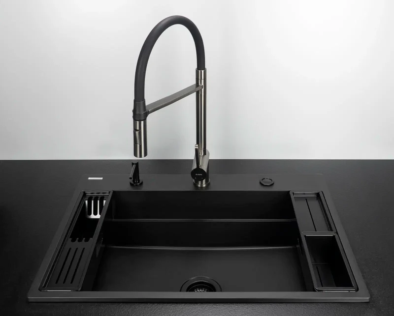 DEANTE Magnetic Zubehörset für Spülbecken // Nero // ZZMKN22K