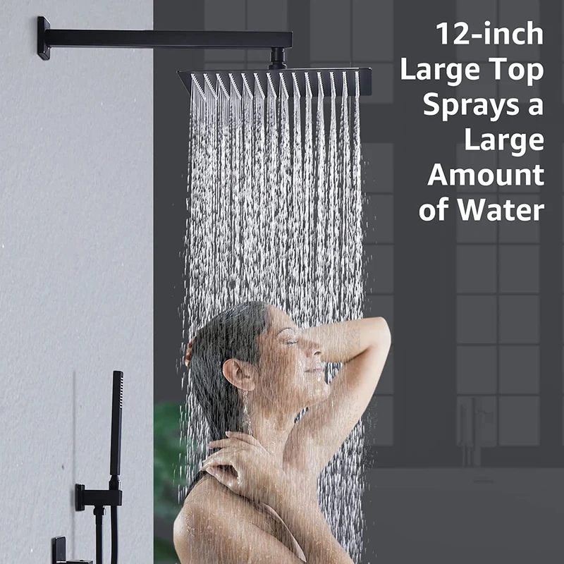 Homelody Unterputz-Duschsystem Thermostat Messing Dusche