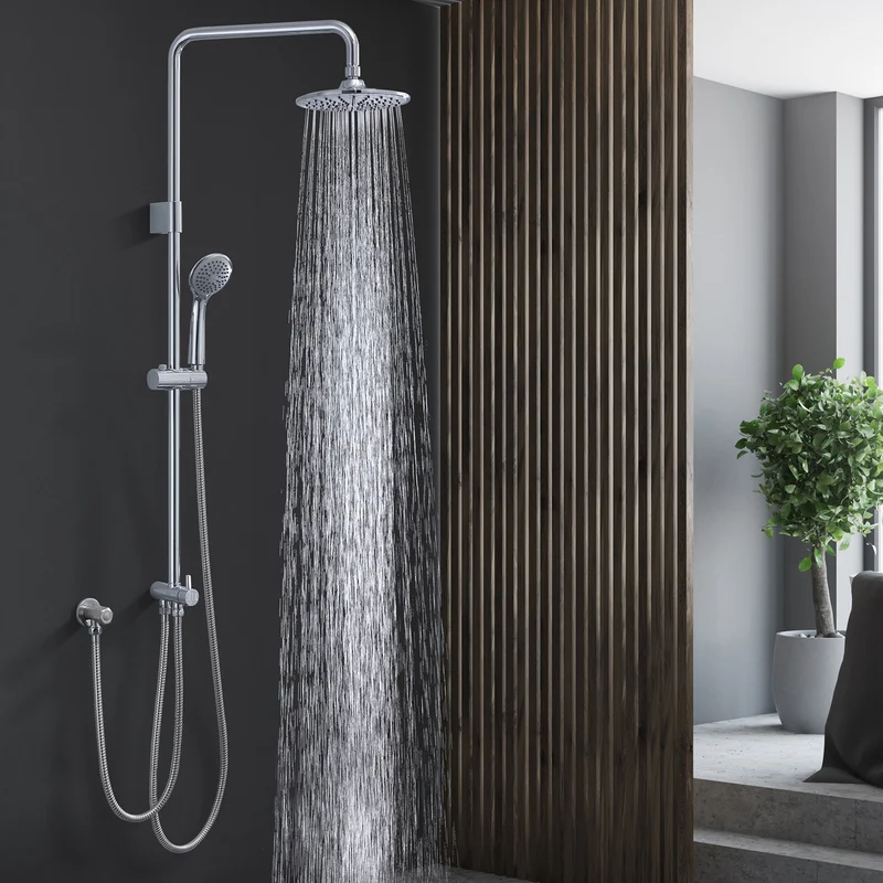 Homelody Duschsystem Abnehmbares Duschsystem mit Wasserfall Badzubehör Duschzubehör