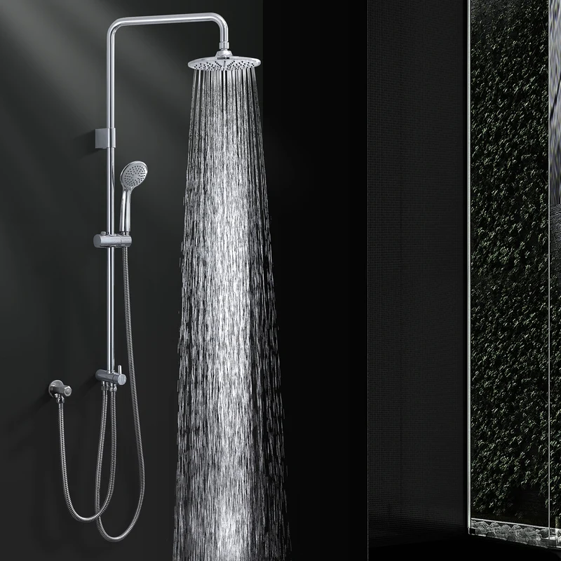 Homelody Duschsystem Abnehmbares Duschsystem mit Wasserfall Badzubehör Duschzubehör