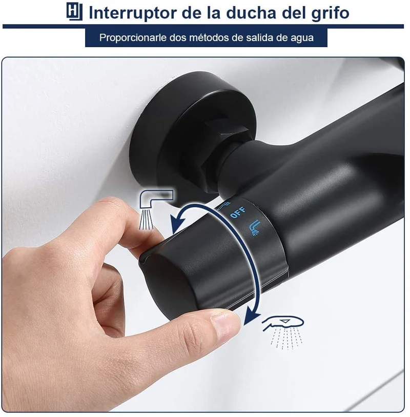 Homelody Thermostat Wasserfall Badewannenarmatur Wasserhahn Badewanne duschthermostat für Badzimmer