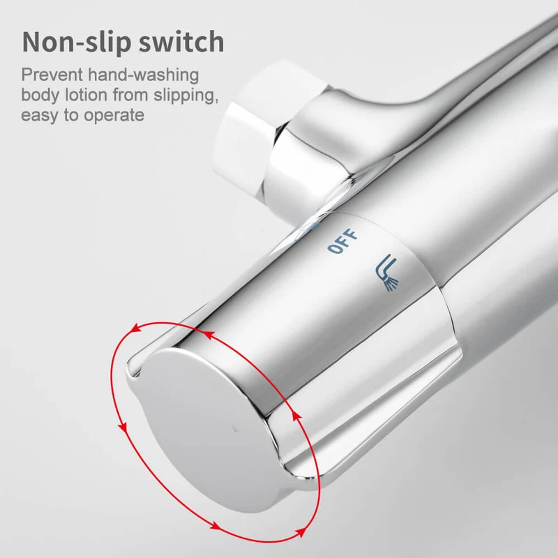 Homelody Thermostat Wasserfall Badewannenarmatur Wasserhahn Badewanne duschthermostat für Badzimmer
