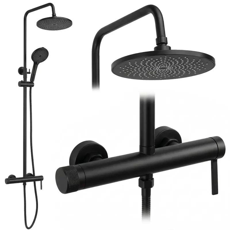 Dusche Rivo Schwarz